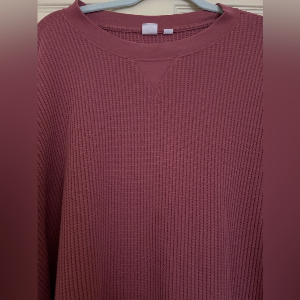 GAP Size 2XL Women’s Waffle Long Sleeve Shirt - Picture 6 of 10
